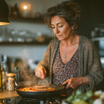 Nutricionista consultando con adulto mayor